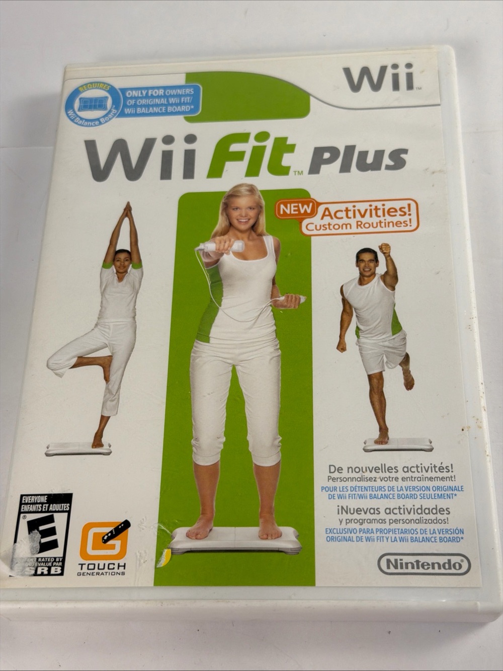 Wii Fit Plus Game 2007-2009 Complete With Manual Awesome Condition